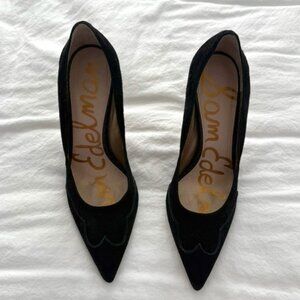 Sam Edelman Suede Pumps Black - Size 8
